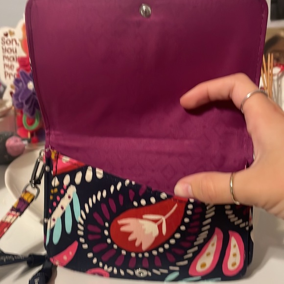 Vera Bradly Wristlet and Keychain - Picture 3 of 4